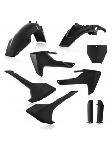 KIT PLÁSTICOS COMPLETO ACERBIS HUSQVARNA TC 65 2017 - 2021 - PRETO